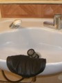 洗髪器用シャワー水栓取替工事　埼玉県春日部市　TL50UX