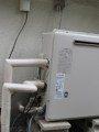 ガス給湯器、混合水栓取替工事　長野県長野市　RUF-A2003AG(A)他