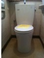 洋式便器便座取替工事 岡山県玉野市 CS220B+SH221BA