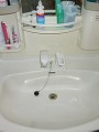 洗面水栓取替工事　福岡県宗像市 SF-800S
