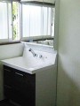 洗面化粧台取替工事 福岡県遠賀郡 INAX AR1H-755SY+MAR1-753TXU-set