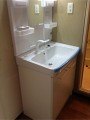 洗面化粧台取替工事　神奈川県相模原市　PTVN-755S+MPTX1-751YF