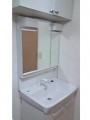 洗面化粧台取替工事 東京都西東京市 PTVN-755S+MFTV1-753TYP