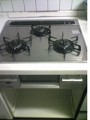 ビルトインガスコンロ取替工事　広島県広島市　C3WK3RJTSKSG（L/R）