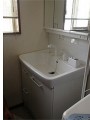 洗面化粧台取替工事　神奈川県横浜市　FTVH-755SY+MAJX-753TZPU