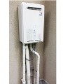 ガス給湯器取替工事 茨城県牛久市 RUJ-V2011W(A)-set