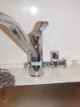 混合水栓取替工事　東京都杉並区　SF-HB420SYXBV