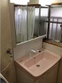 洗面化粧台取替工事　神奈川県横浜市　FTVH-755SY+MFTV1-753TXPU