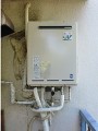 ガス給湯器取替工事　大阪府堺市　RUF-A1610SAW-A-set