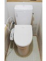 洋式便器取替工事　京都府久世郡　BC-Z10HU+DT-Z180HU