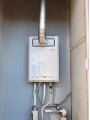 ガス給湯器取替工事　大阪府豊中市　RUX-A1610T-L-E-set