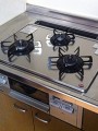 ビルトインガスコンロ取替工事 東京都江東区 C3WK3RJTSKSG(L/R)