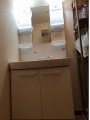 洗面化粧台取替工事 神奈川県川崎市 PTVN-755S+MPTX1-751YF