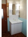 洗面化粧台取替工事 岐阜県岐阜市 LDPA075BHGEN1+LMPA075A1GFC1G