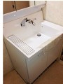 洗面化粧台取替工事 東京都世田谷区 AR1N-755SY+MAR1-753TXJU