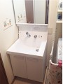 洗面化粧台取替工事 静岡県浜松市 AR1N605SY+MAR602TXU-set