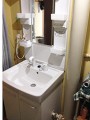 洗面化粧台取替工事　東京都練馬区　PTVN-605S+MPTX1-601YF