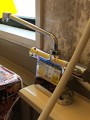 混合水栓取替工事　神奈川県横浜市　BF-B646TSD(300)-A85