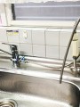 混合水栓蛇口取替工事　愛知県長久手市　SF-HB420SYXBV