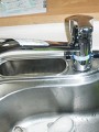 混合水栓蛇口取替工事　東京都杉並区　SF-HB420SYXBV