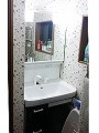 洗面化粧台取替工事　京都府京都市　FTVH-755SY+MFTV1-753TXPU