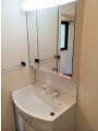 洗面化粧台取替工事　神奈川県横浜市　GQM75KS+GQM75K3SMK