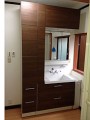 洗面化粧台取替工事　石川県小松市　AR751FH-905SYNL+MAR1-753KXJU他
