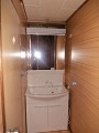 洗面化粧台取替工事　長崎県佐世保市　GQM75KS+GQM75K3SMK