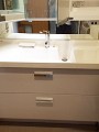 洗面化粧台取替工事　神奈川県秦野市　GR1FH-120E5Y-A+MGR1-1203TXJU