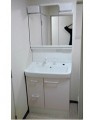 洗面化粧台取替工事　大阪府大阪市　　FTVH-755SY+MFTV1-753TXPU　