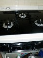 ビルトインガスコンロ取替工事　東京都東大和市　RHS71W15G11R-BW