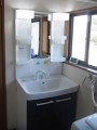 洗面化粧台取替工事 山形県東根市 FTVN-755SYN-W+MFTX-751YFU