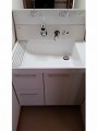 洗面化粧台取替工事 東京都品川区 AR1H-755SY+MAJX1-753TZJU
