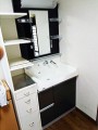 洗面化粧台取替工事　奈良県磯城郡　BSPH752YT+M-751SPB
