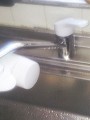 混合水栓蛇口取替工事　埼玉県三郷市　SF-HE421SX