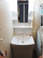 洗面化粧台取替工事　東京都調布市　LSAB-60A*N1B+LSAM-6VSH