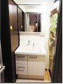 洗面化粧台取替工事 東京都日野市 AR1H-755SY-UK