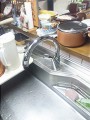 混合水栓蛇口取替工事　福岡県大野城市　SF-HM451SYX