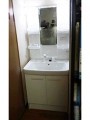 洗面化粧台取替工事　兵庫県尼崎市　PTVN-755S+MPTX1-751YF