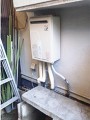 ガス給湯器取替工事　広島県三原市　RUJ-V2401W(A)-set