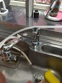 混合水栓蛇口取替工事　神奈川県藤沢市　SF-HB420SYXBV
