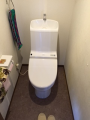 トイレ取替工事(床CF張替え共) 東京都江戸川区 CES9134LR