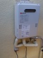 給湯器取替工事(ガス可とう管取替え共) 東京都国立市 GQ-1639WS-set