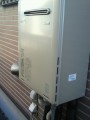 給湯器取替工事/電熱ヒーター取り替え/ガス配管取替え共　栃木県小山市　RUF-E2401SAW-A-set