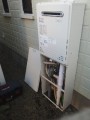 給湯器取替工事(配管カバー取替、ガス配管取替、屋外分岐水栓・基盤ユニット取付共) 東京都武蔵村山市 GT-C2452SAWX-2BL-set