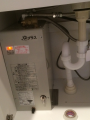 小型電気温水器取付工事・電源分配工事 三重県名張市 EHPK-F6N3