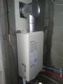 給湯器・ビルトインコンロ取替え工事・給排気筒・トップ取替え工事・ガス配管取替え工事　東京都町田市　GQ-2037WS-FFA-BL