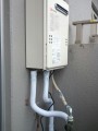 給湯器取替工事（2名作業・接続加工・ガス可とう管取替え共）　東京都新宿区　GQ-2039WS
