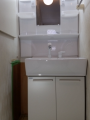 洗面化粧台取替工事 東京都中野区 LSAB-70A-LSAM-7VS-S-W