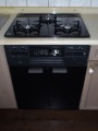 コンロ取替・オーブン撤去収納庫取付 東京都世田谷区 N3WN6RWTS-13A